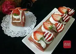 Red Velvet Cake Roll Recipe Illustration 14