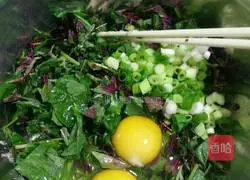 Illustration of how to make amaranth pancakes 1