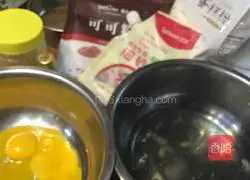 Two-color cocoa cake roll recipe 1