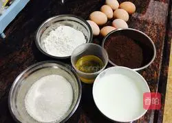 Ten-inch cocoa chiffon cake recipe 1