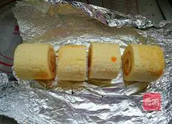 Papaya Cake Roll Recipe Illustration 14