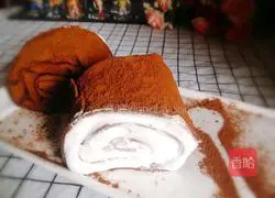 Towel Roll Cake Recipe Illustration 8