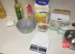 Illustration of how to make eight-inch chiffon cake 1