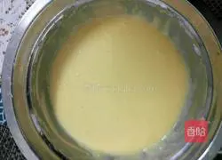 Illustration of how to make green onion and salty chiffon cake 7