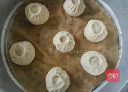 Illustration of how to make bean paste buns 10