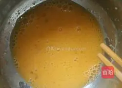 Illustration of how to make chiffon cake 2