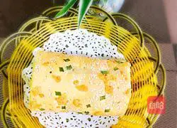 Chives Illustration of how to make meat floss cake rolls 15