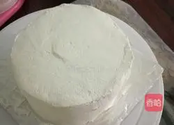 Illustration of how to make cream fruit cake 3