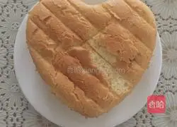 Illustration of how to make cream cake 1