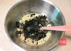 Illustration of how to make oatmeal, seaweed and meat floss muffins (low fat and light calorie) 8