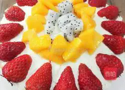 Illustration of how to make eight-inch chiffon naked cake 14