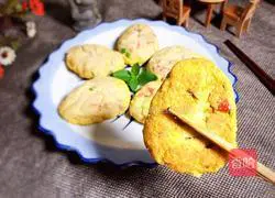 Illustration of how to make leaf bean dregs cake 16