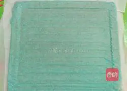 Illustration of how to make meat floss cake rolls 15