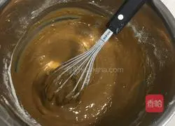 Coffee Vanilla Cocoa Flavor Chiffon Cake Recipe Illustration 6