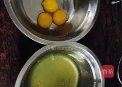 Illustration of how to make chiffon cake 1