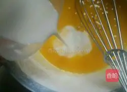 Illustration of how to make chiffon cake 2