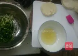 Illustration of how to make green onion pancakes (the lazy way) 1