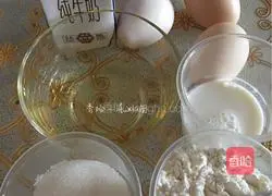 Illustration of how to make eight-inch chiffon cake 1