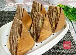 Zebra pattern chiffon cake recipe 21