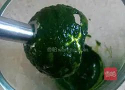 Spinach Honey Bean Sponge Cake Recipe Illustration 4