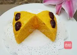 Illustration of how to make pumpkin hair cake 19