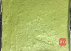 Illustration of how to make spinach juice cake roll 3