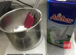 Illustration of making homemade fondant cake 3