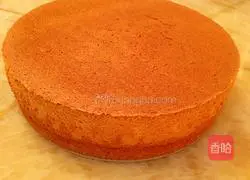 Chiffon cake--eight inches Illustration of practice 12