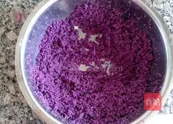 Cream Purple Sweet Potato Cake Roll Recipe Illustration 13