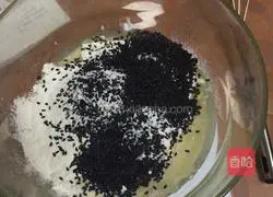 Sesame and potato mashed cake roll recipe 1