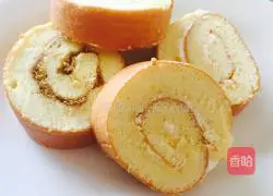 Illustration of how to make double cake rolls 13