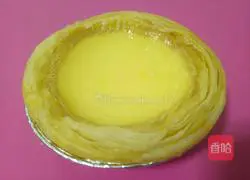 Illustration of how to make egg tarts (whole egg without cream version) 13
