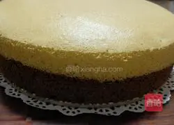 Two-color Chiffon Honey Bean Cake Recipe Illustration 19