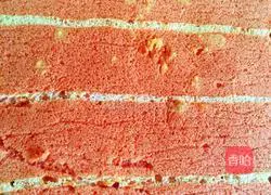 Red velvet striped cake roll recipe 16