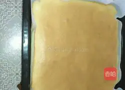 Illustration of how to make orange chocolate cake roll 8