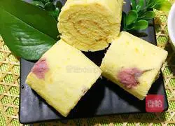 Cherry Illustration of how to make strawberry jam cake roll 9