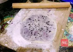 Purple sweet potato and sesame pancake recipe 2