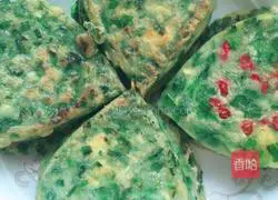 Illustration of how to make chive egg pancake 5