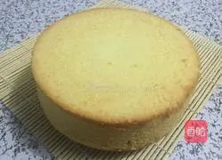 Illustration of how to make chiffon cake 15