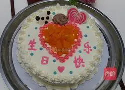 Illustration of how to make 8-inch butter-decorated cake 10