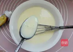 Illustration of how to make honey bean fruit tart 6