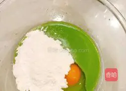 Illustration of how to make pea waffles 6