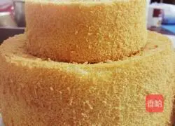 Illustration of how to make chiffon cake 11