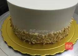 Illustration of how to make cream decorated cake 5