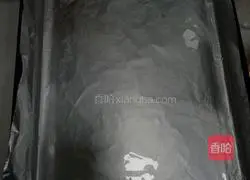 Chiba taro Illustration of how to make ice cream sponge cake 6