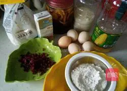 Cranberry Chiffon Cake Recipe Illustration 1