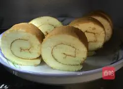 Illustration of how to make original cake rolls 14