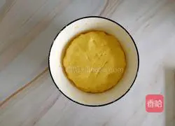 Illustration of how to make pumpkin glutinous rice sandwich cake 6