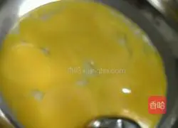 Illustration of how to make matcha flavored zebra pattern chiffon cake 2