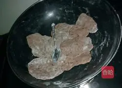 Illustration of making red bean flavored shortbread 7